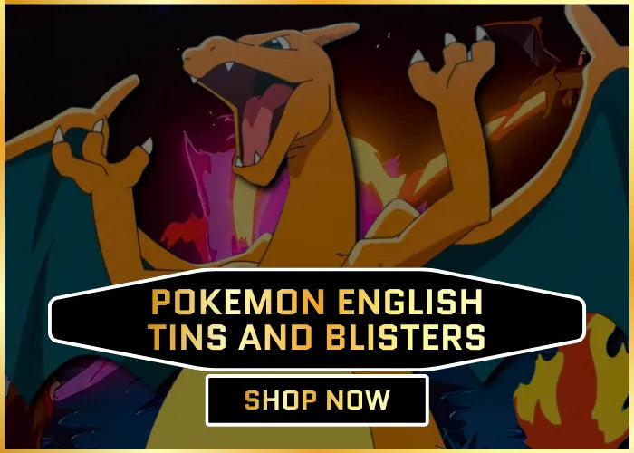 POKEMON ENGLISH TINS AND BLISTERS