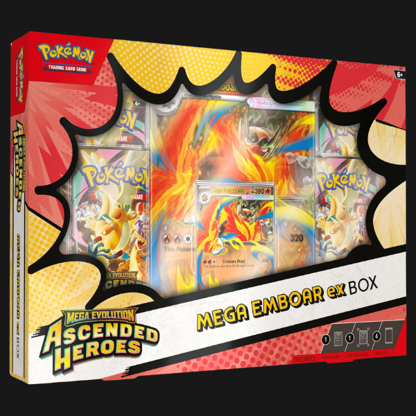 Ascended Heroes Mega Emboar ex Collection Box