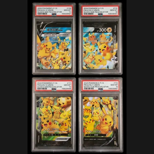 2024 Pokemon Pikachu V-Union Set Of 4