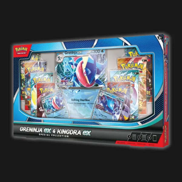Pokémon TCG: Greninja ex & Kingdra ex Special Collection box.