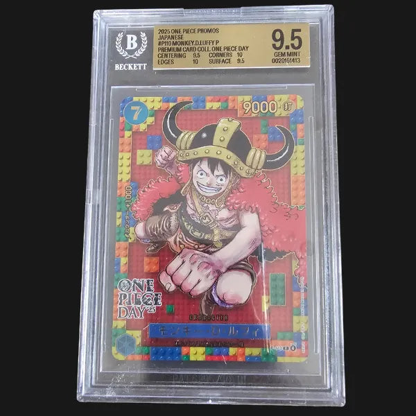 B BECKETT 2025 One Piece Promos Monkey.D.Luffy P