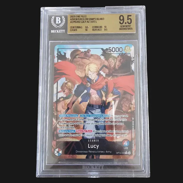 B BECKETT 2026 One Piece Adventures On Kami Island Lucy Alt